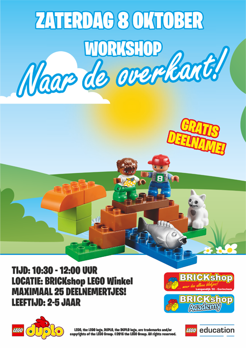 BRICKshop Academy - DUPLO Workshop | Winkel - LEGO en ...