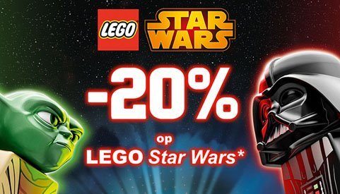 20% Korting op LEGO Star Wars