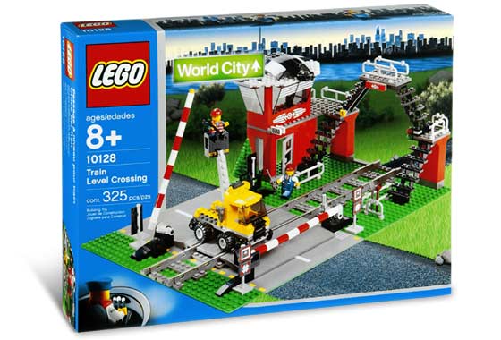 LEGO Overweg en Reparatieauto (LEGO 10128) | BRICKshop - LEGO en DUPLO specialist