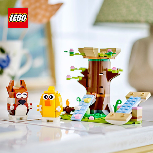 Gratis LEGO Dierenspeeltuin in de Lente