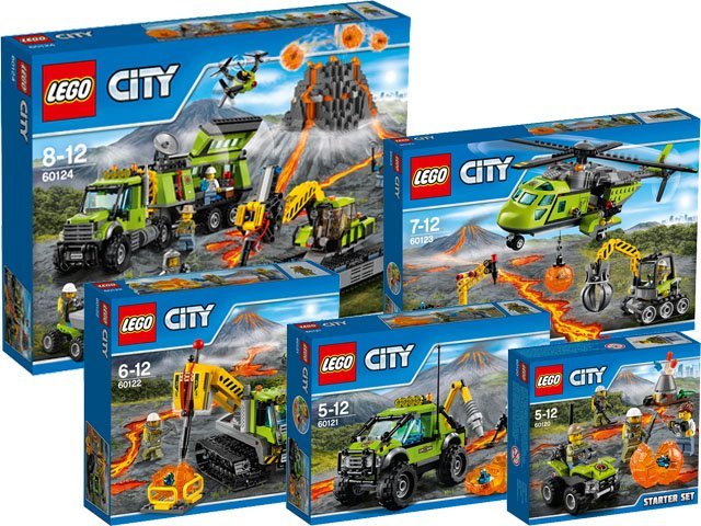 LEGO City Vulkaan Collectie 2016