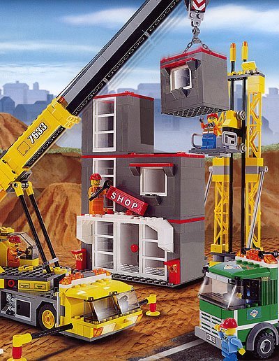 LEGO 7633 Bouwplaats