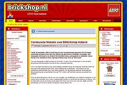 Nieuwe website BRICKshop Holland